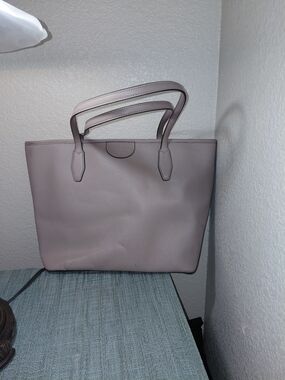 kate spade Pale Mauve Pebbled Leather Tote